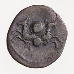 Coin - Denarius, Emperor Titus for Divus Vespasianus, Ancient Roman Empire, 79-81 AD