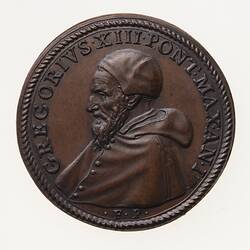 Electrotype Medal Replica - Pope Gregory XIII