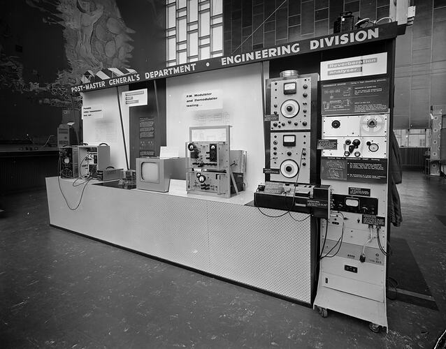 Mingay Publishing Co, Post-Master General's Department Exhibition Stand, Parkville, Victoria, 26 May 1959