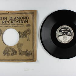 Disc Recording - Edison, Double-Sided, 'Marsch' & 'Prayer', 1928-1929
