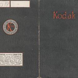 Film Wallet - Kodak Australasia Pty Ltd, 1920 - 1934