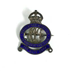 Badge - Female Relatives Badge, 'For Duty Done', 2nd Lieutenant William Jenkin, post 1919