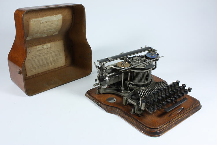 Part - Hammond Typewriter Company, Typewriter, Model No. 2, circa 1900