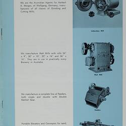 Page with photo images and printed descriptive text.