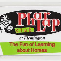 Membership Card - Racing Victoria, Phar Lap Club, 1998