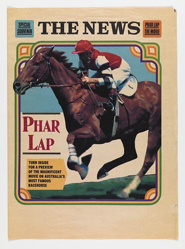 Newspaper Supplement - The News, Phar Lap Motion Picture, 1983