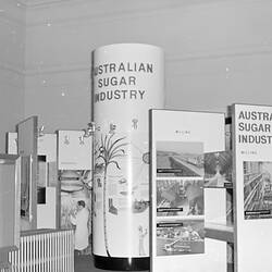 Australian sugar industry display, Science Museum, Melbourne, 1971