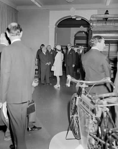 Royal Family Visit to the Museum, Swanston Street, Victoria, 1970