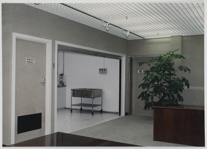 Kodak Australasia Pty Ltd, Entrance to Wheel In Darkroom, Technical Centre, Coburg, 1986-1987