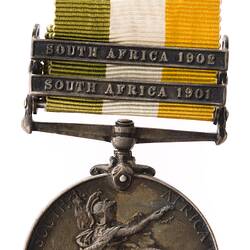Medal - King's South Africa Medal 1901-1902, King Edward VII, Great Britain, 1902 - Reverse