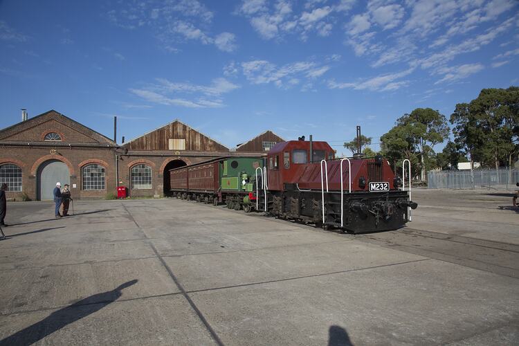 Steam Railway Locomotive - Victorian Railways, 0-6-0ST Type, Z-Class, No.526 'Polly' at Newport Railway Workshops