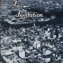 Booklet - An Invitation, State Savings Bank of Victoria, circa 1957