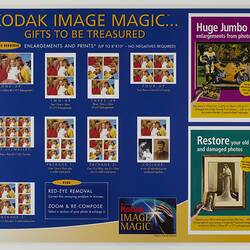 Poster - Kodak Australasia Pty Ltd, 'Kodak Image Magic...Gifts to Be Treasured', circa 1998, Reverse
