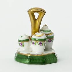 Condiment Set - Dinner Service, Morning Room, Dolls' House, 'Pendle Hall', 1940s