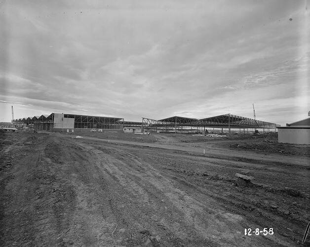 Davies Coop & Company, Building Site, Yarraville, Victoria, Aug 1958