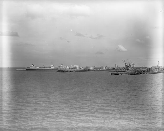 Australian National Line, Cargo Ships, Port Phillip, Victoria, Aug 1958