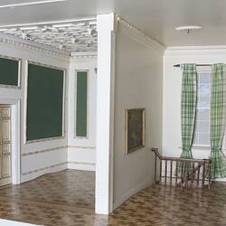 Dolls' House - F.A. Clemons, 'Pendle Hall', 1940s, 4th Floor, Empty Rooms
