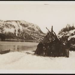 Photograph, Yaghan, Murray Narrows, Hoste Island, Tierra del Fuego, Chilean Antarctic, Chile, 30/06/1929