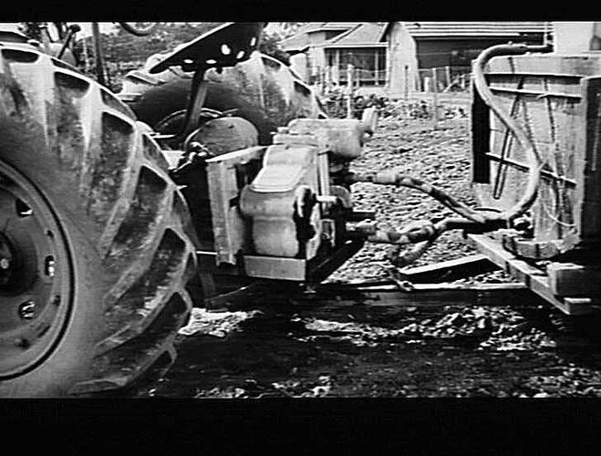 `CHALLENGER' TRACTOR WITH POWER PUMP: MANSELL BROS., MILDURA: OCT 1939