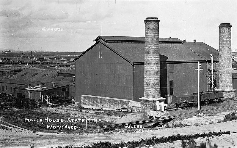 Power House at State Coal Mine, Wonthaggi, circa 1919.