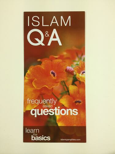HT 56068, Brochure - 'Islam Q & A', Victorian Mosque Open Day, 17 Mar 2019 (RELIGIONS), Document, Registered