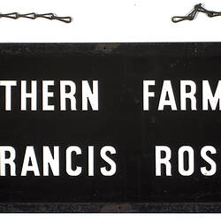 Sign - Southern Farmers Francis Ross, Newmarket Saleyards, Newmarket, pre 1987