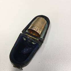 Thimble - Charles R. Forster, Gold, Melbourne, Victoria, circa 1914