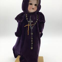 Doll - 'Abbess Hilda', Fairfield Infectious Diseases Hospital, 1940s
