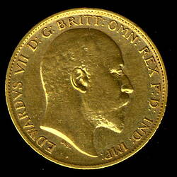 Coin - Half Sovereign, Victoria, Australia, 1906