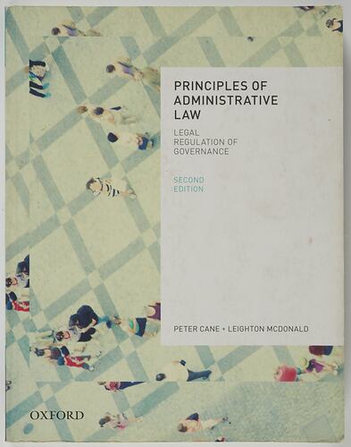 Text Book - 'Principles of Administrative Law', Oxford University Press, 2012: Book cover