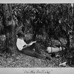 Photograph - 'On the Wallaby', by A.J. Campbell, Victoria, circa 1895