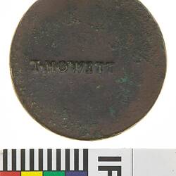 Surcharged British Penny, 1797