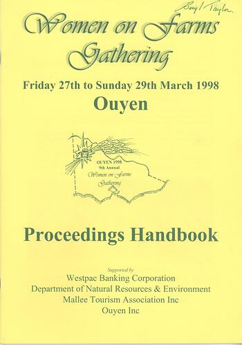Proceedings - Women on Farms Gathering, Ouyen 1998