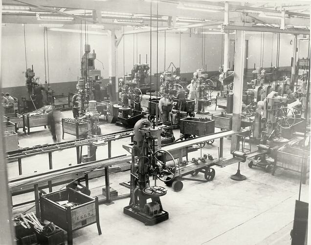 Photograph - Machine Shop Drilling Section, McKay Massey Harris, Sunshine