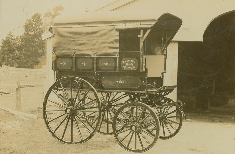 Photograph - W. Heitsch Horse Drawn Wagon