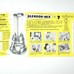 Publicity Brochure - Blendor-Mix