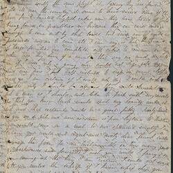 Letter - Rebecca Sarah Greaves, Plenty River, Victoria, 25 Nov 1851