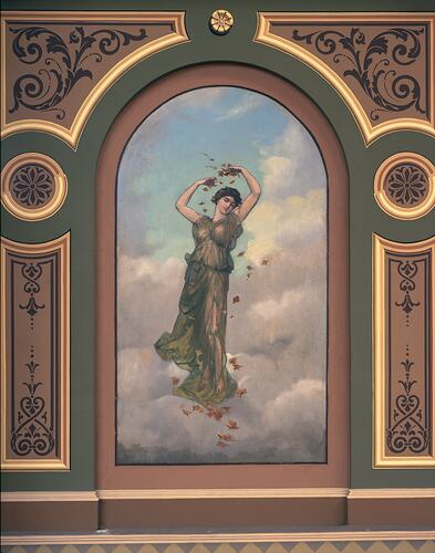 Sylphs, Autumn, Detail of Interior Following Restoration, Royal Exhibition Building, Melbourne, Victoria, 2001