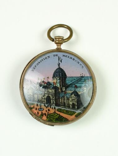 Exhibition Souvenir - Pocket Watch, Melbourne International Exhibition, 1880
