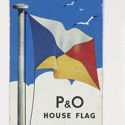 Bookmark - P&O House Flag, circa 1950s