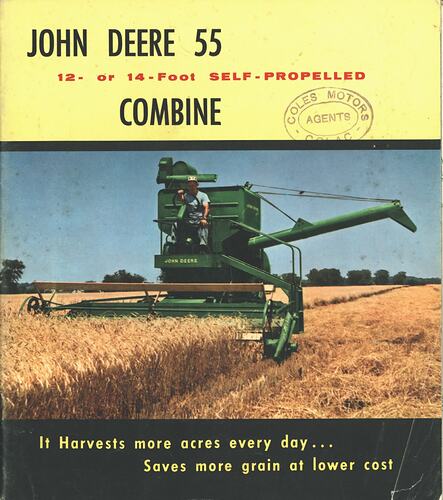 John Deere 55 Combine