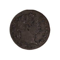 Coin - Penny, George III, Great Britain, 1820 (Obverse)