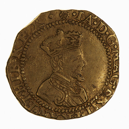 Coin - Britain Crown, James I, Scotland, Great Britain, 1609-1625 (Obverse)