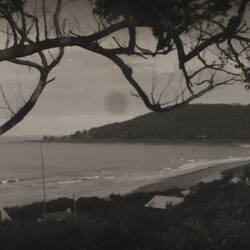 Photograph - Loutit Bay Looking Towards the Point, Lorne, Victoria, circa 1920s