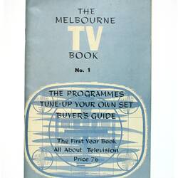 Booklet - Keith Winser, `The Melbourne TV Book, No. 1', 1958