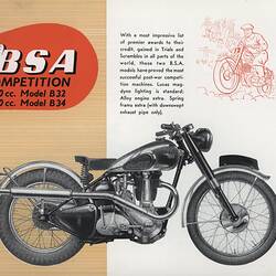 BSA Motor Cycles 1951
