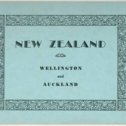 Booklet - 'New Zealand', Shaw Savill Line, circa 1960s