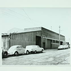 Photograph - Kodak Australasia Pty Ltd, Streetscape of Grosvenor Street Garage, Kodak Factory, Abbotsford, 1961