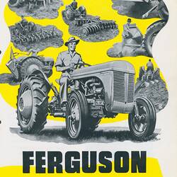 Publicity Brochure - Harry Ferguson of Australia, Tractors, Models TE-A-20 & TE-D-20, Melbourne, circa 1950
