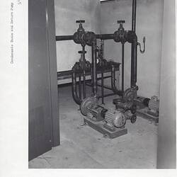 Photograph - Kodak, 'Condensate Tank and Return Pumps', Coburg, 1958